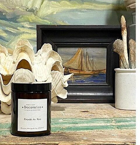 Bougie Pointe du Raz x Brocante & Co